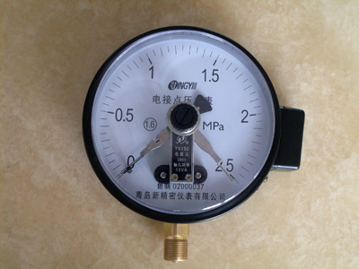 YX-150压力表（电接点） 青岛仪器仪表; 青岛仪器仪表|青岛新精密仪表有限公司